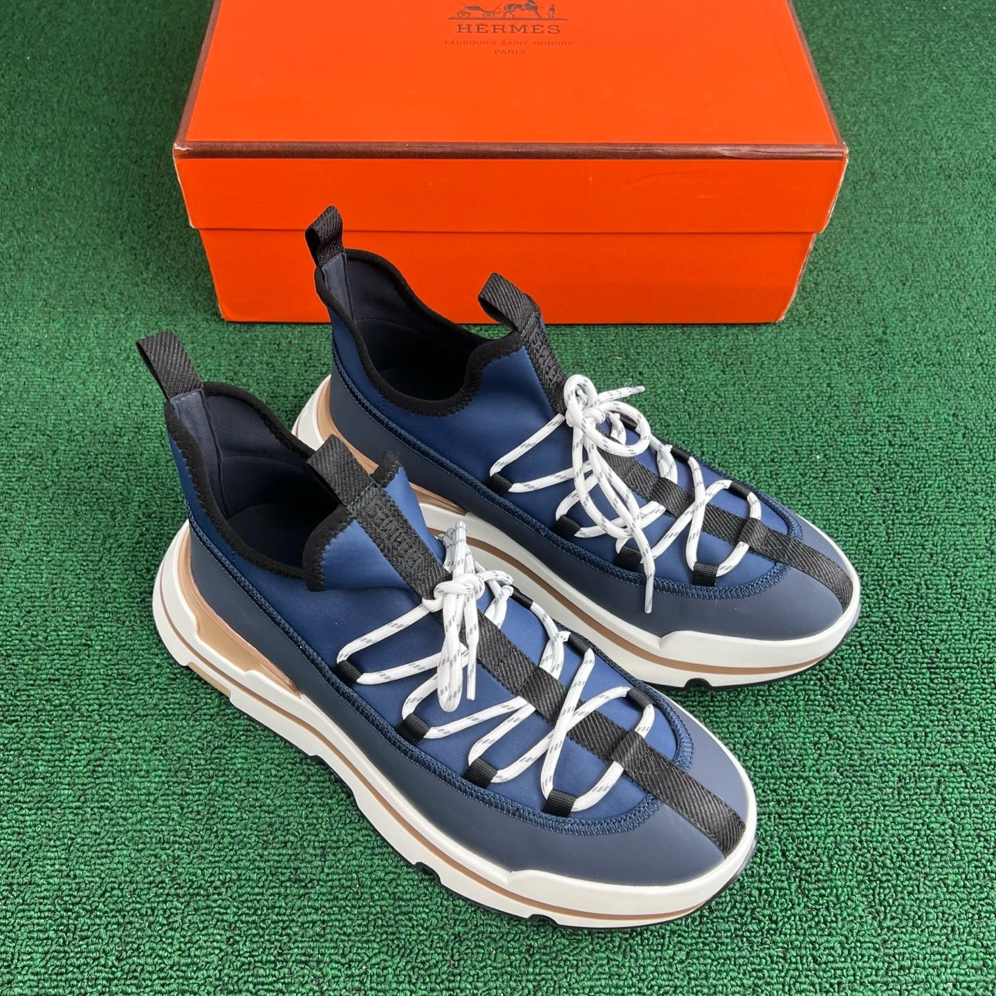 Hermes Moove Sneaker "Navy Blue"