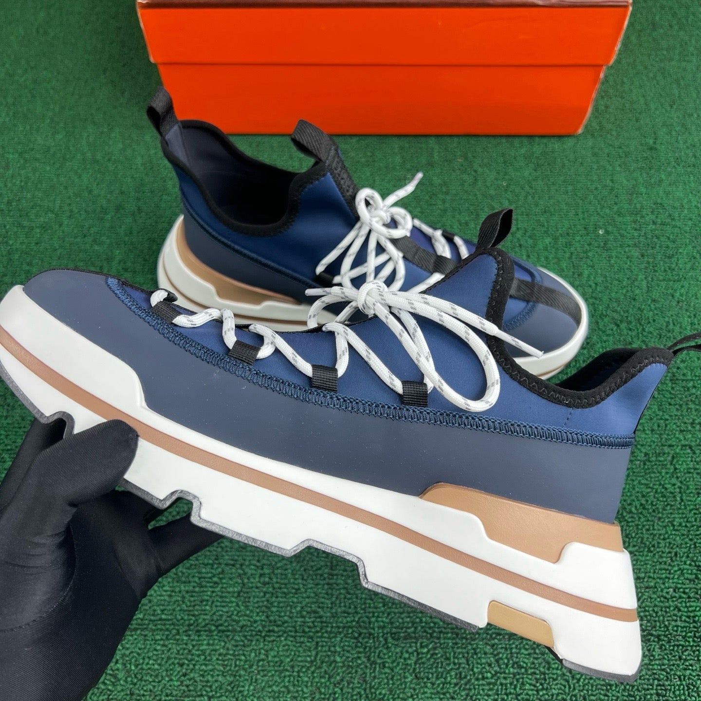 Hermes Moove Sneaker "Navy Blue"
