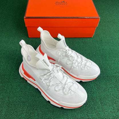 Hermes Moove Sneaker "White-Orange"