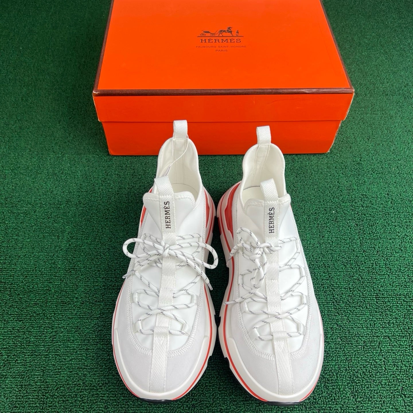 Hermes Moove Sneaker "White-Orange"