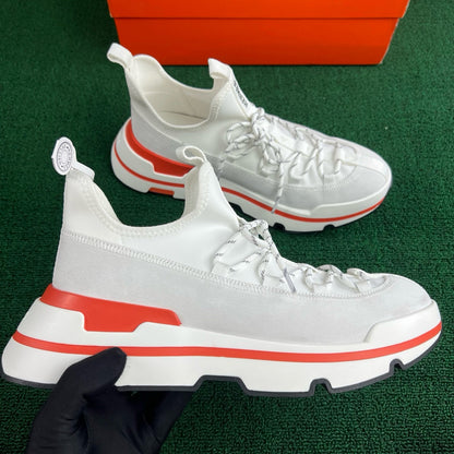 Hermes Moove Sneaker "White-Orange"