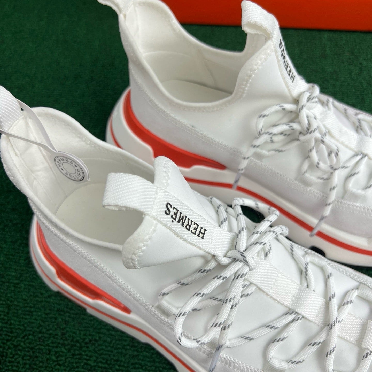 Hermes Moove Sneaker "White-Orange"