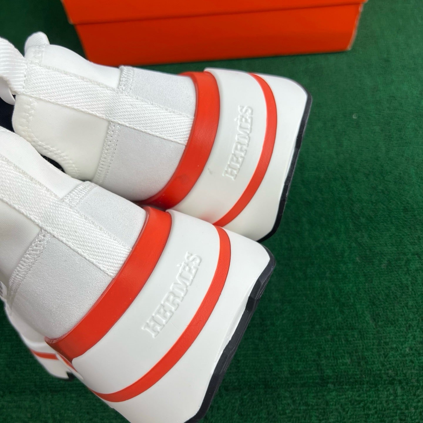 Hermes Moove Sneaker "White-Orange"
