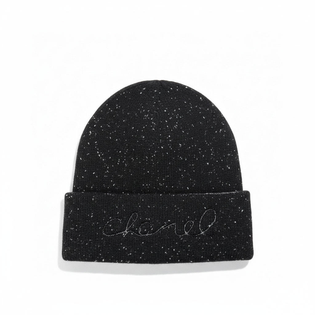 Chanel Wool Beanie "Black"
