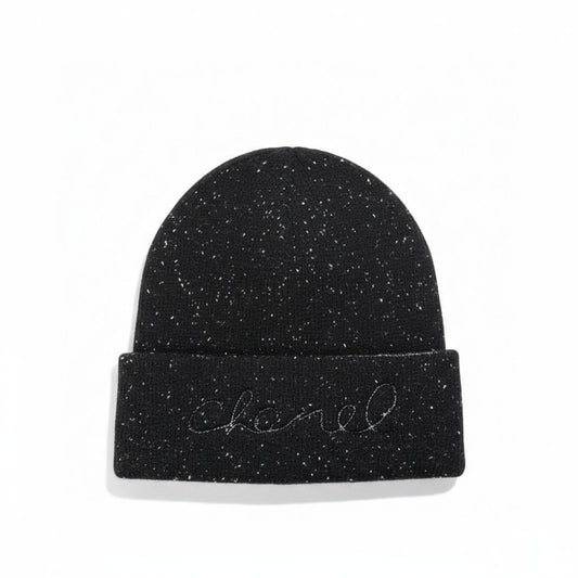 Chanel Wool Beanie "Black"