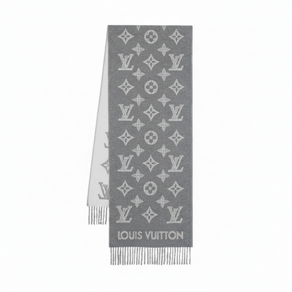 Louis Vuitton Monogram Shadow Scarf "Grey"