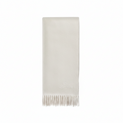 Loro Piana Cashmere Scarf "White"