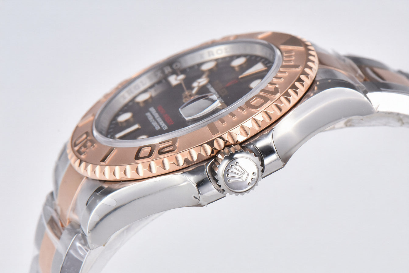 Rolex Yacht-Master 40mm SS/RG Bracelet Brown Dial