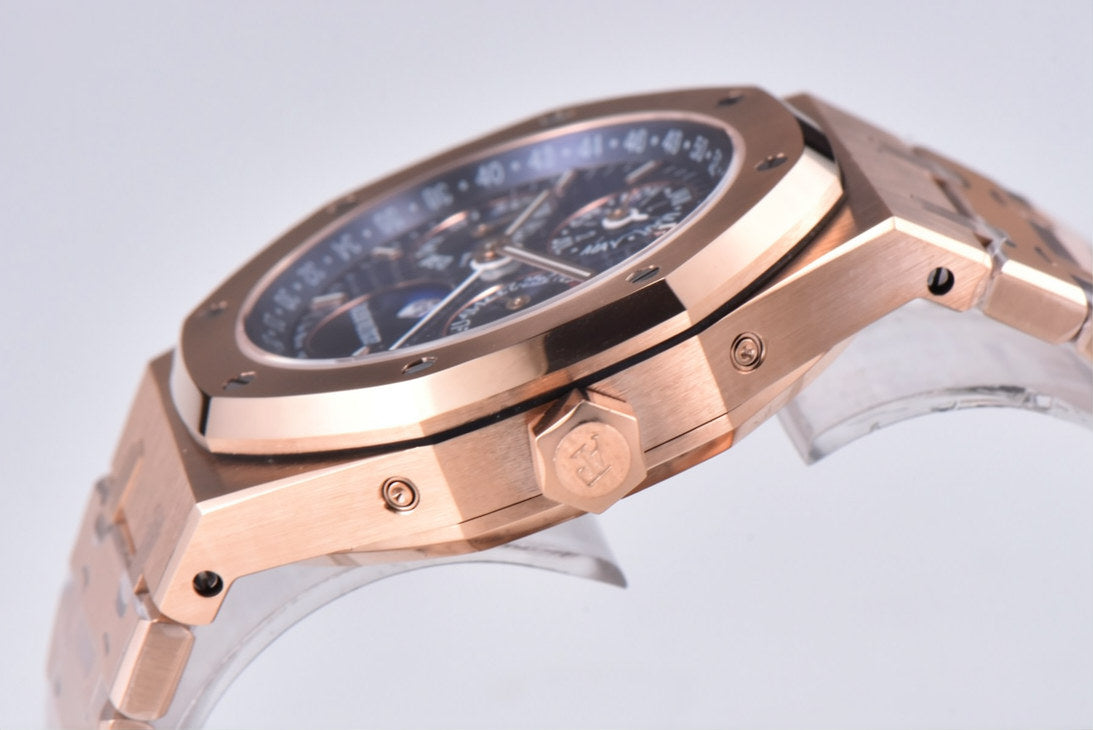 Audemars Piguet Royal Oak 41mm Perpetual Calendar Rose Gold Blue Dial