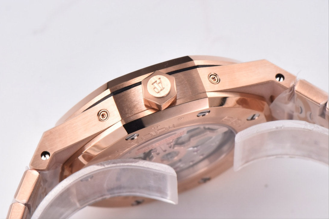 Audemars Piguet Royal Oak 41mm Perpetual Calendar Rose Gold Blue Dial