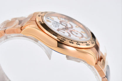 Rolex Daytona Rose Gold 40mm White Dial