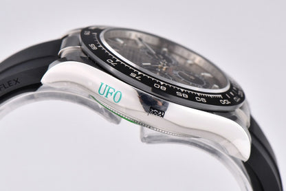 Rolex Daytona 40mm Grey Dial Oysterflex Strap
