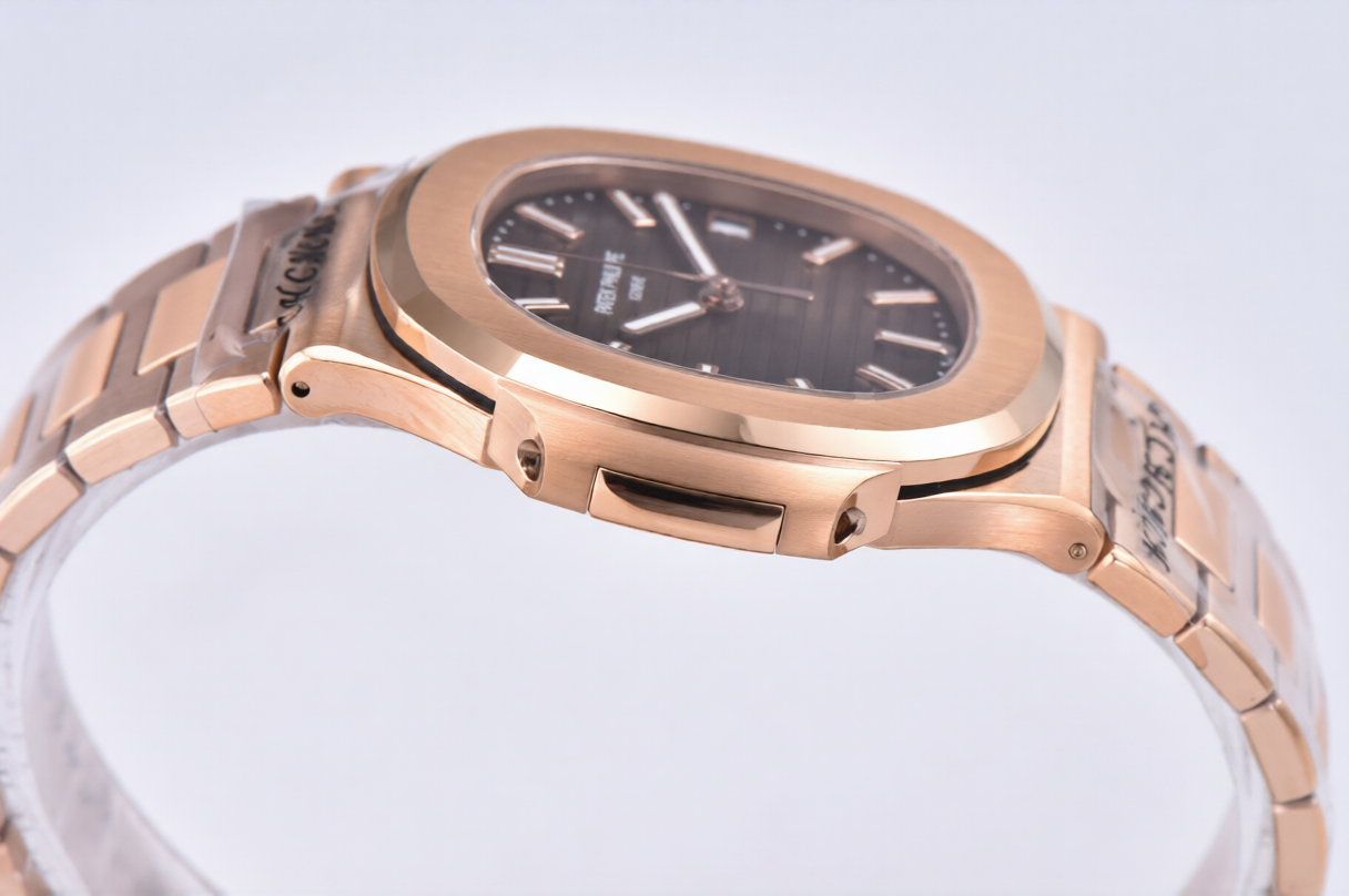 Patek Philippe Nautilus 40mm Rose Gold Brown Dial