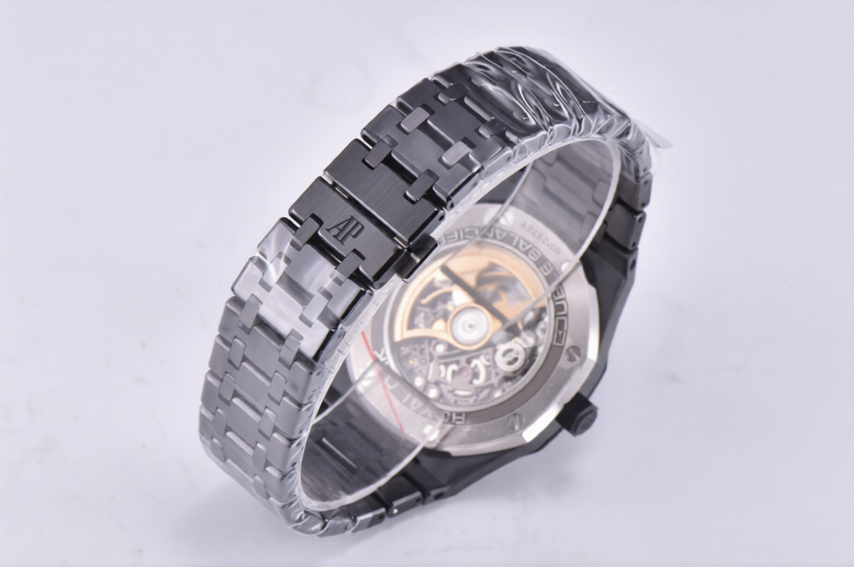 Audemars Piguet Royal Oak Black Ceramic Skeleton 41mm Black Dial