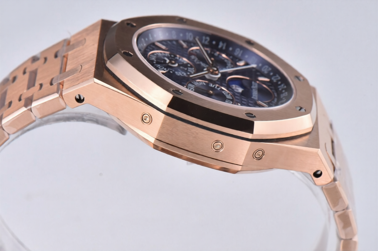 Audemars Piguet Royal Oak 41mm Perpetual Calendar Rose Gold Blue Dial