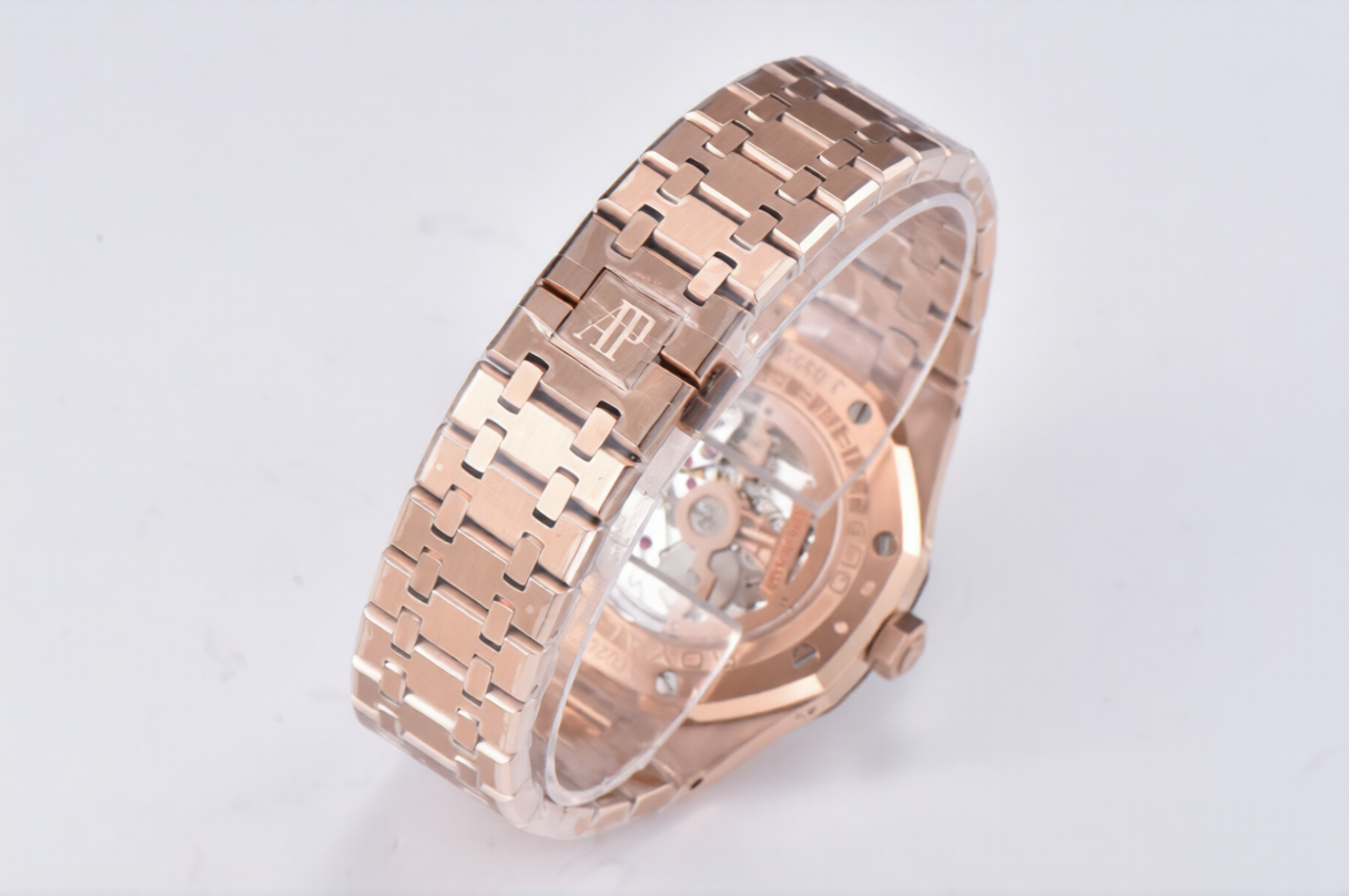 Audemars Piguet Royal Oak 41mm Perpetual Calendar Rose Gold Blue Dial
