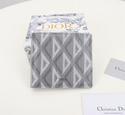 Dior CD Diamonds Wallet “Grey”