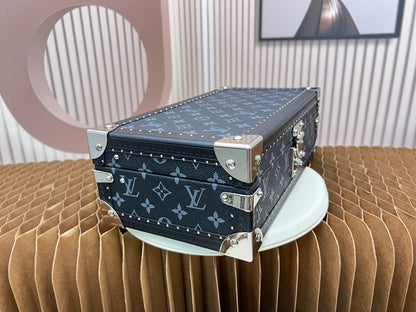 Louis Vuitton 8-Watch Set Monogram Eclipse Canvas