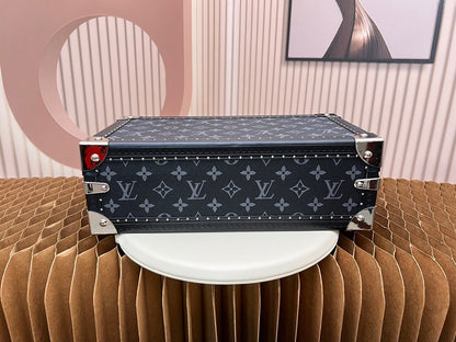 Louis Vuitton 8-Watch Set Monogram Eclipse Canvas