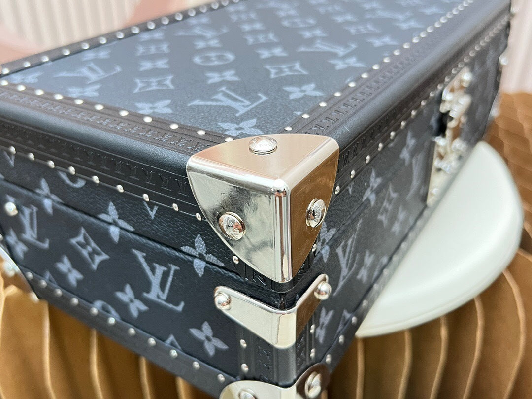 Louis Vuitton 8-Watch Set Monogram Eclipse Canvas