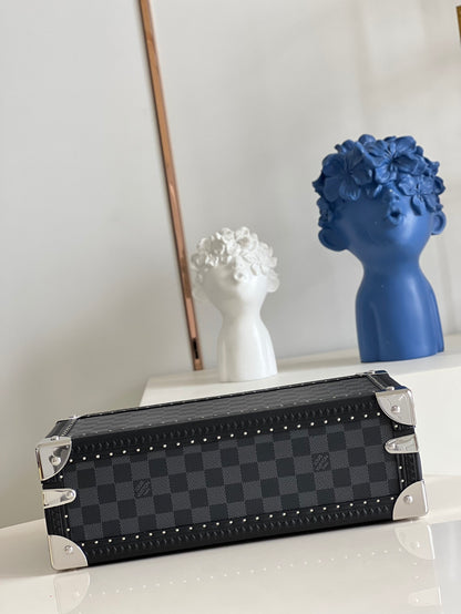 Louis Vuitton 8-Watch Set Damier Graphite Canvas