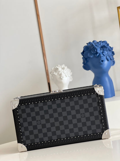 Louis Vuitton 8-Watch Set Damier Graphite Canvas