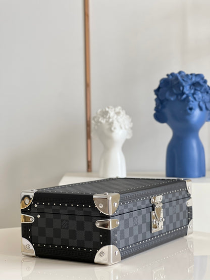 Louis Vuitton 8-Watch Set Damier Graphite Canvas