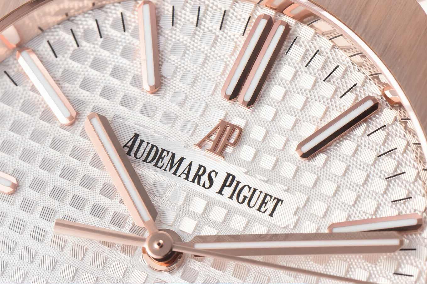 Audemars Piguet Royal Oak 41mm Rose Gold White Dial
