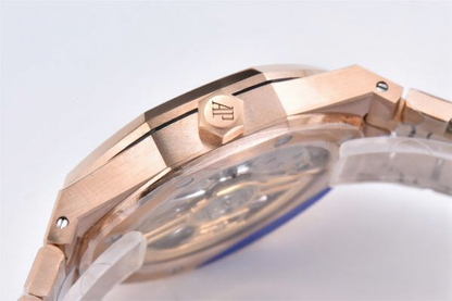Audemars Piguet Royal Oak 41mm Rose Gold Blue Dial