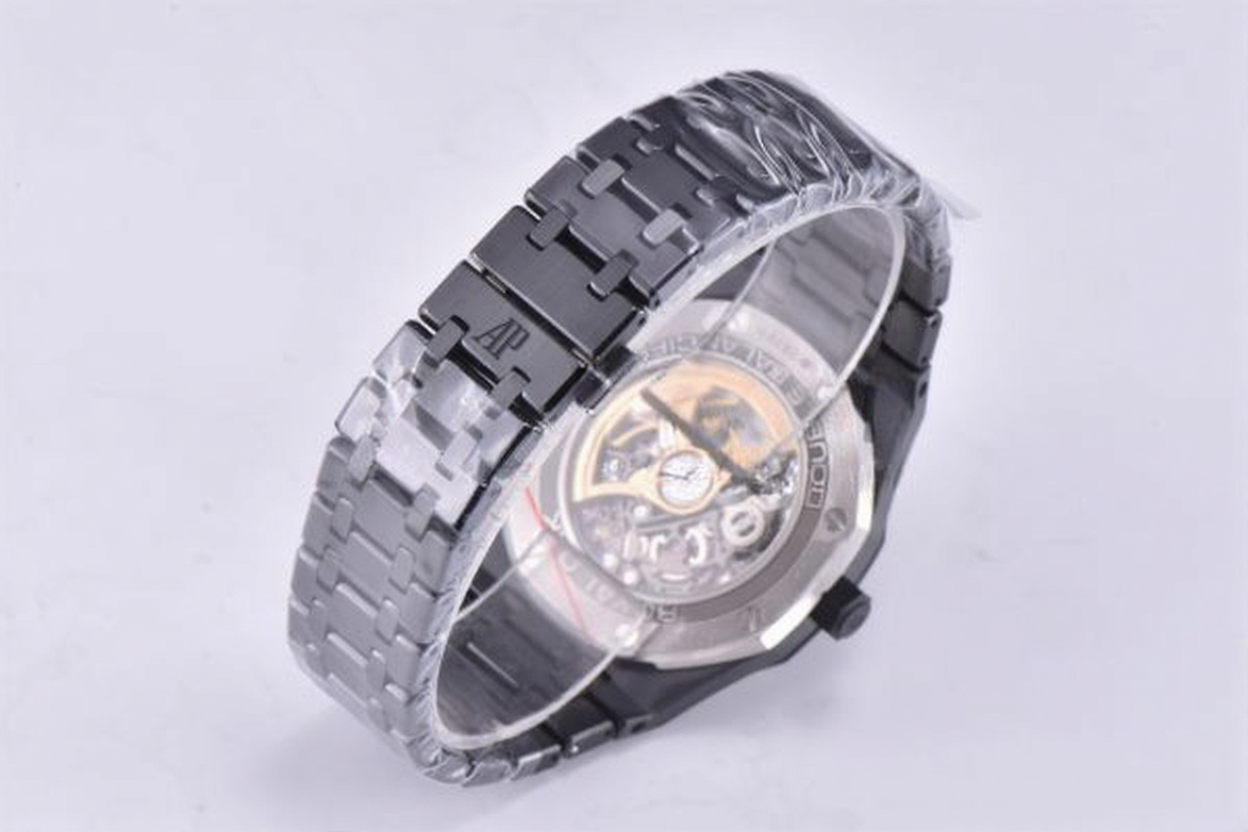 Audemars Piguet Royal Oak Black Ceramic Skeleton 41mm Black Dial