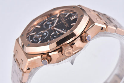 Audemars Piguet Royal Oak Chronograph 41mm Rose Gold Black Dial