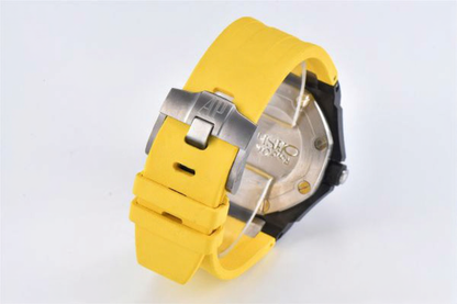 Audemars Piguet Royal Oak Offshore Diver 42mm Yellow Strap Black Dial Forged Carbon