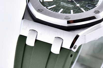 Audemars Piguet Royal Oak Offshore Diver 42mm Green Strap Green Dial