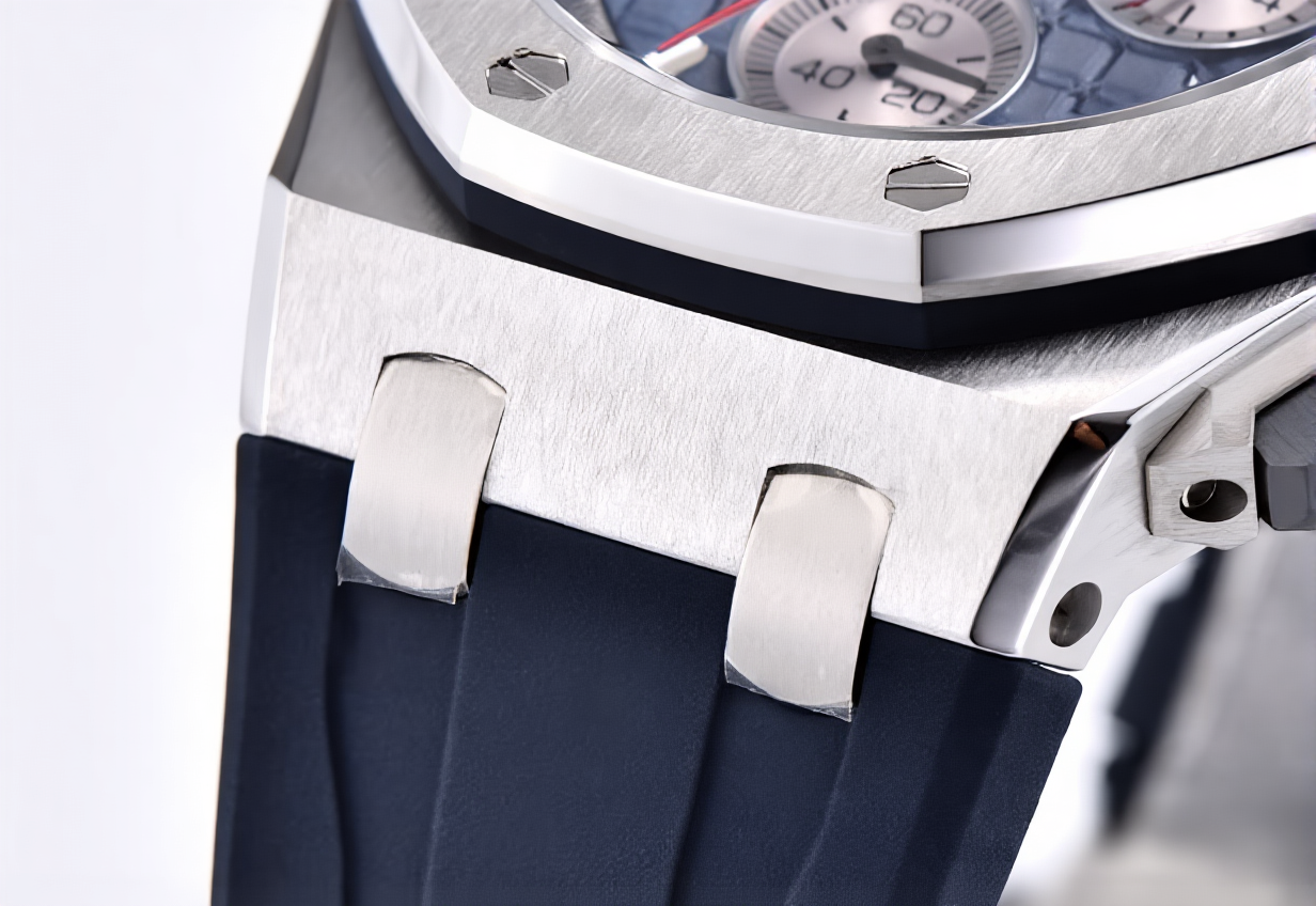 Audemars Piguet Royal Oak Offshore Diver 43mm Blue Strap Blue-Silver Dial