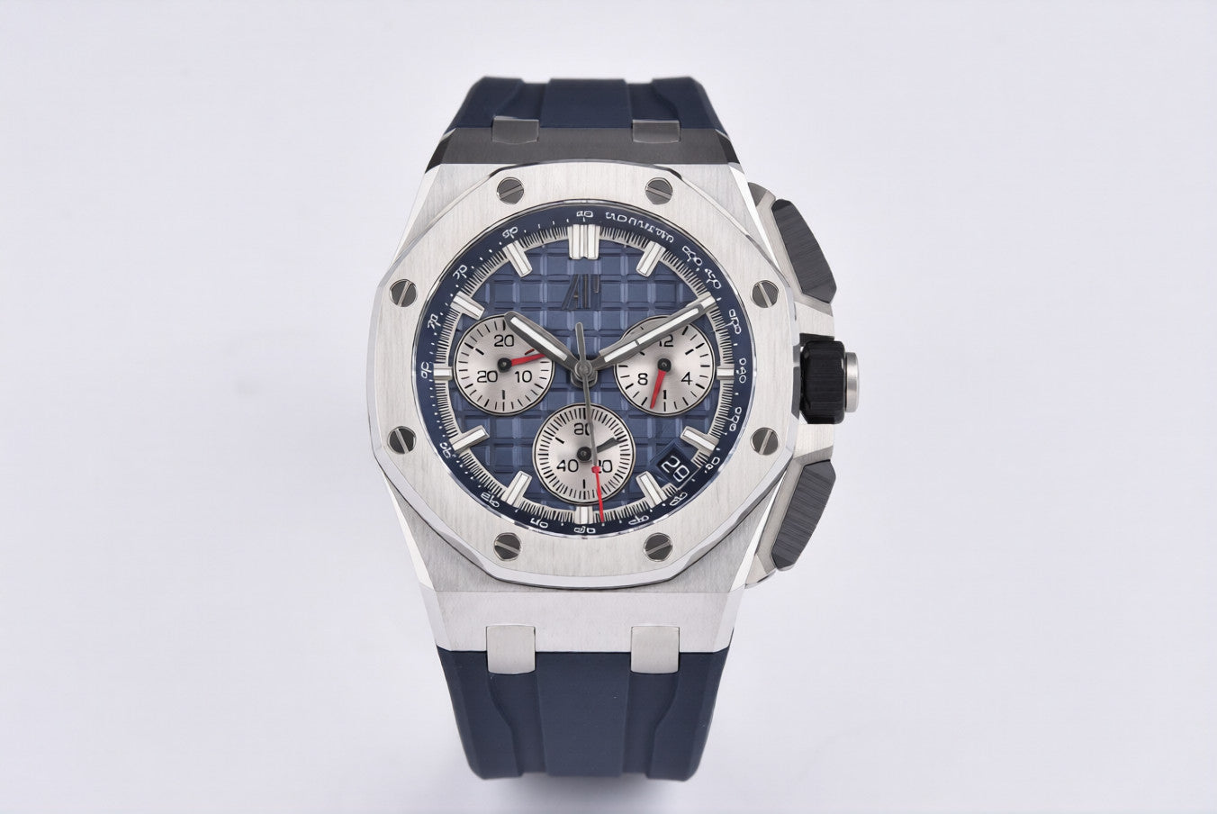 Audemars Piguet Royal Oak Offshore Diver 43mm Blue Strap Blue-Silver Dial