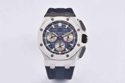 Audemars Piguet Royal Oak Offshore Diver 43mm Blue Strap Blue-Silver Dial