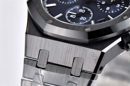 Audemars Piguet Royal Oak Chrono 41mm Black Ceramic Blue Dial