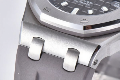 Audemars Piguet Royal Oak Offshore Diver 42mm Grey Strap Grey Dial