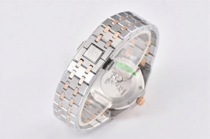Audemars Piguet Royal Oak 33mm Rose Gold White Dial