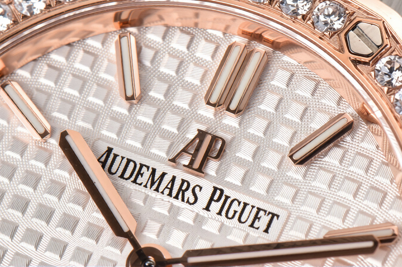 Audemars Piguet Royal Oak 33mm Rose Gold White Dial