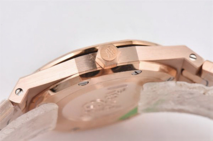 Audemars Piguet Royal Oak 33mm Rose Gold White Dial