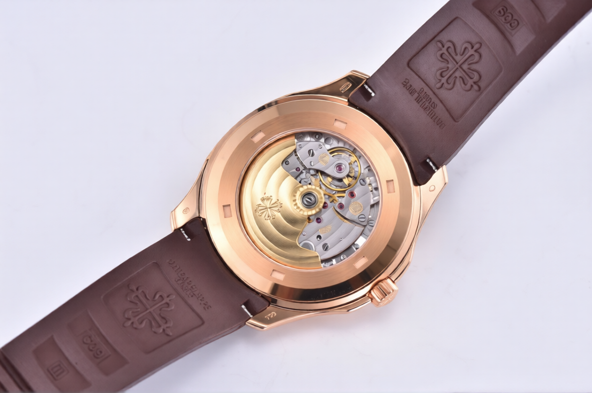 Patek Philippe Aquanaut 40mm Rose Gold Brown Rubber Brown Dial