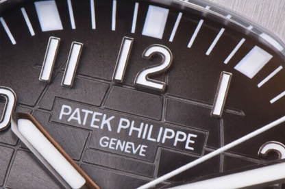 Patek Philippe Aquanaut 40mm Black Rubber Strap Black Dial