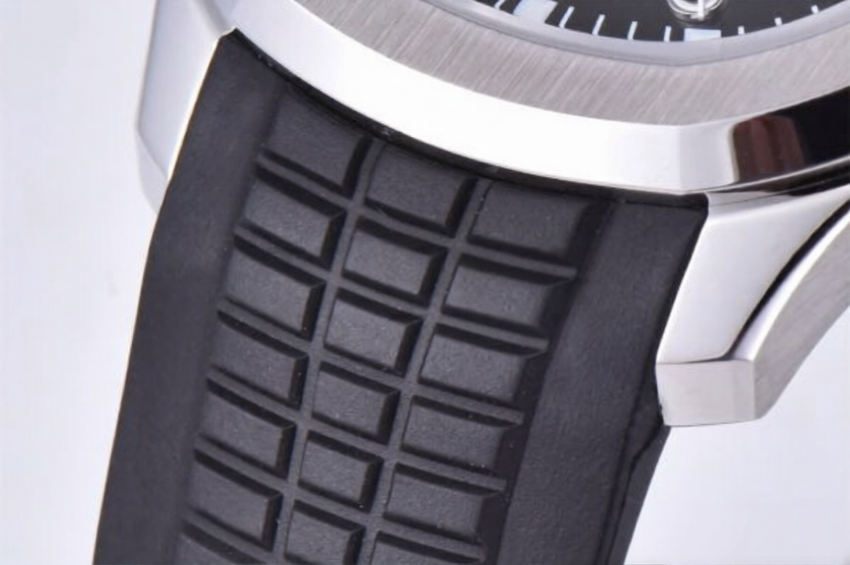 Patek Philippe Aquanaut 40mm Black Rubber Strap Black Dial