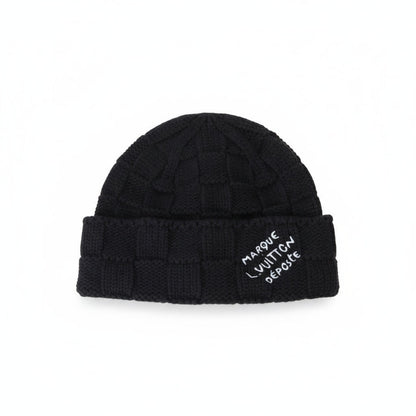 Louis Vuitton Damier Beanie "Black"
