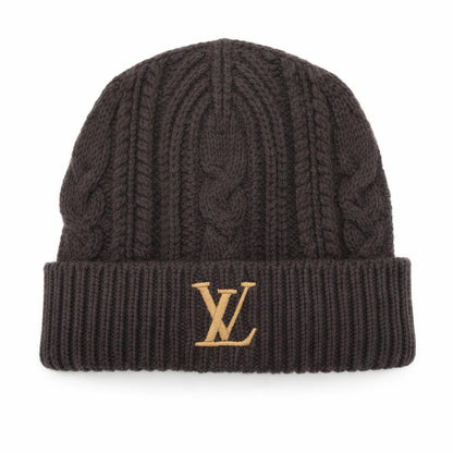 Louis Vuitton Only LV Mini Cable Beanie "Black"