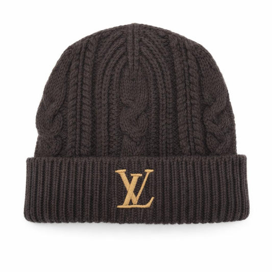 Louis Vuitton Only LV Mini Cable Beanie "Black"