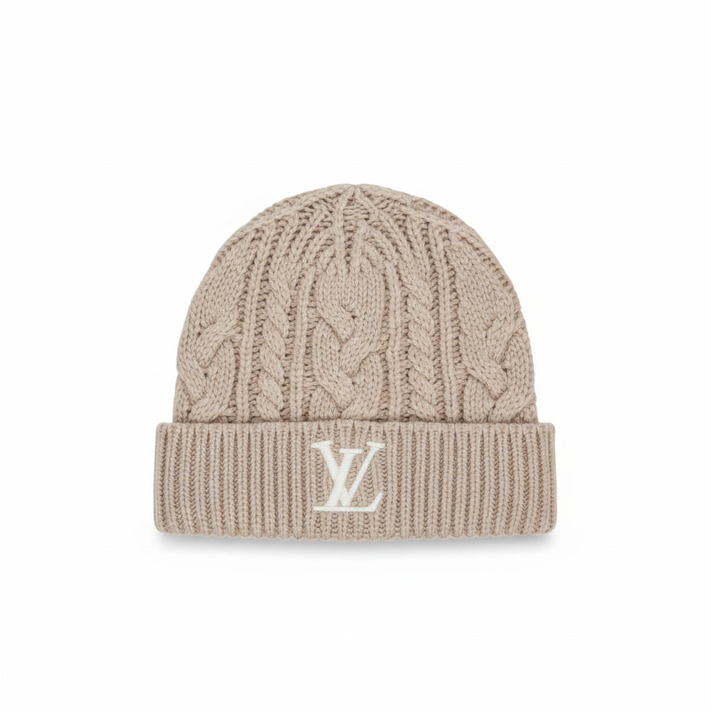 Louis Vuitton Only LV Mini Cable  Beanie "Grey"