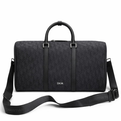 Dior Lingot 50 Oblique Jacquard Duffel Bag