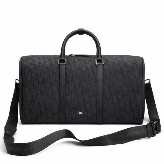 Dior Lingot 50 Oblique Jacquard Duffel Bag